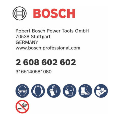 Bosch Diamanttrennscheibe Standard for Stone 300 x 20,00/25,40 x 3,1 x 10 mm