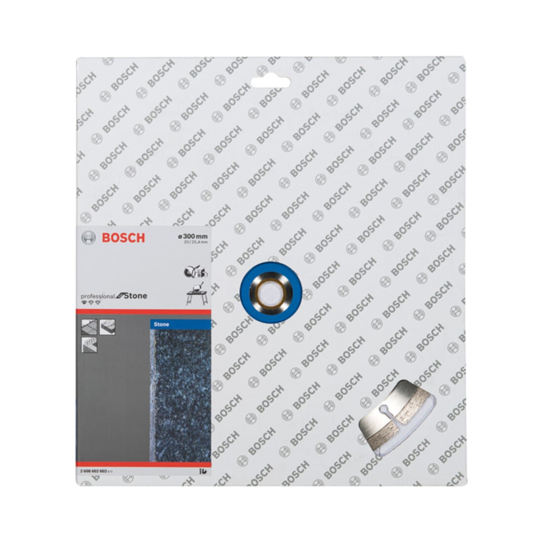 Bosch Diamanttrennscheibe Standard for Stone 300 x 20,00/25,40 x 3,1 x 10 mm