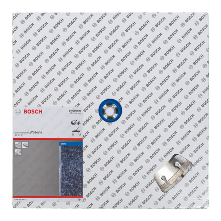 Bosch Diamanttrennscheibe Standard for Stone 400 x 20,00/25,40 x 3,2 x 10 mm
