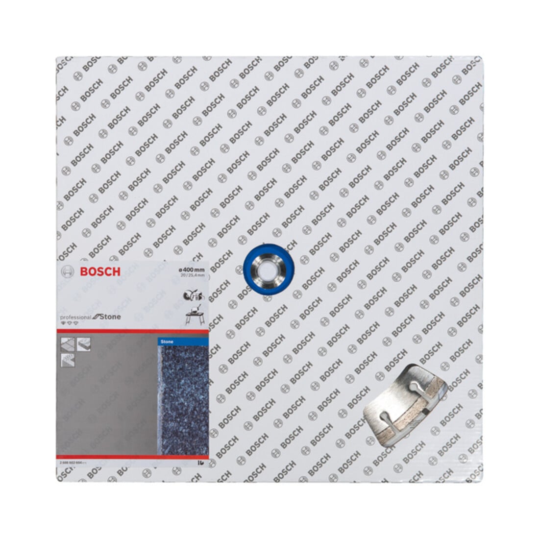 Bosch Diamanttrennscheibe Standard for Stone 400 x 20,00/25,40 x 3,2 x 10 mm