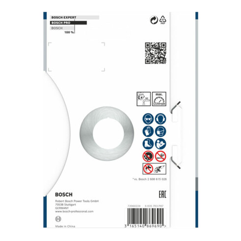 Bosch Diamanttrennscheibe Standard for Universal 125 x 22,23 x 2 x 10 mm