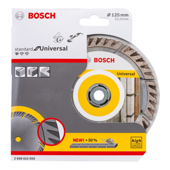 Bosch Diamanttrennscheibe Standard for Universal 125 x 22,23 x 2 x 10 mm