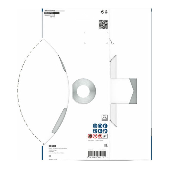 Bosch Diamanttrennscheibe Standard for Universal, 230 x 22,23 x 2,6 x 10 mm