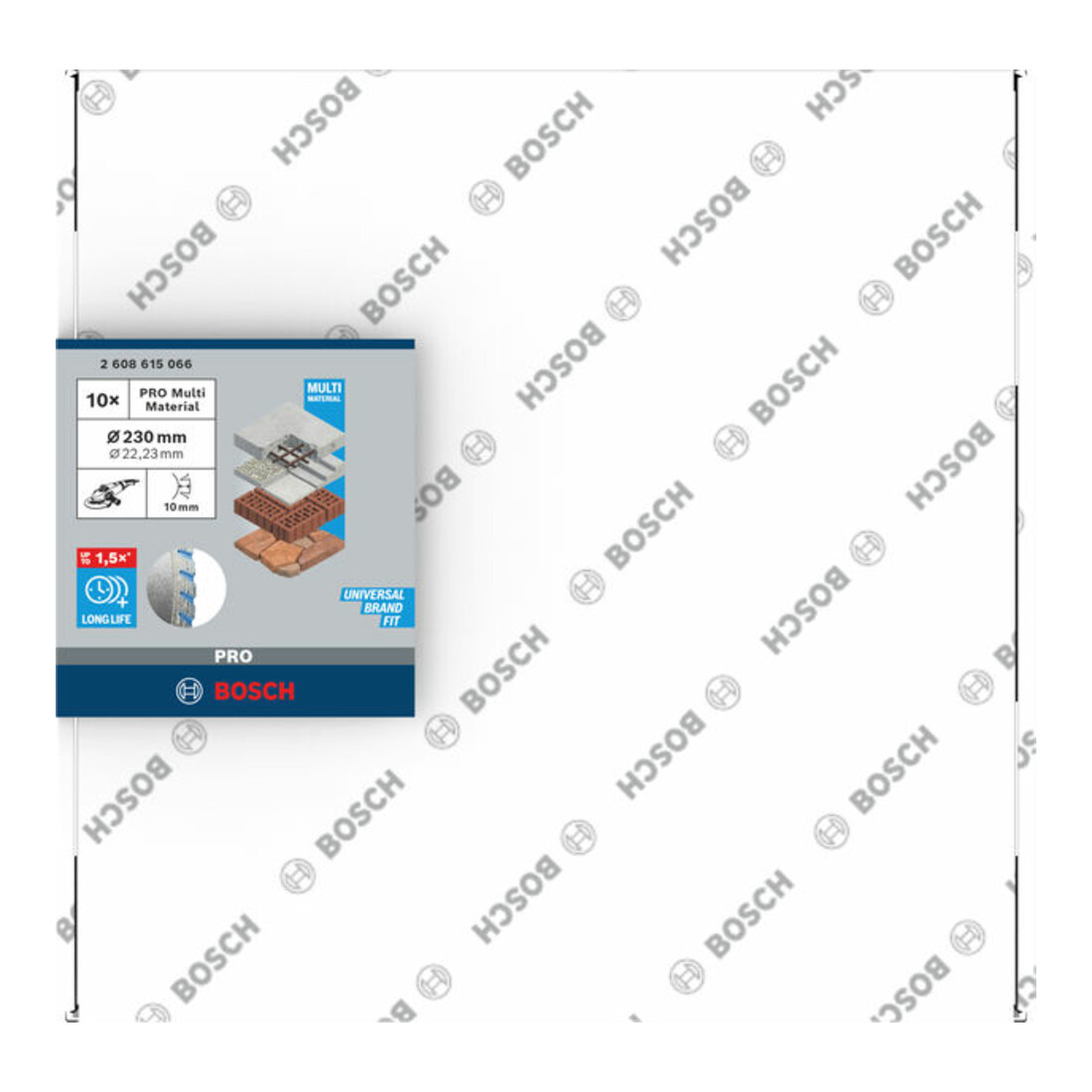 Bosch Diamanttrennscheibe Standard for Universal, 230 x 22,23 x 2,6 x 10 mm