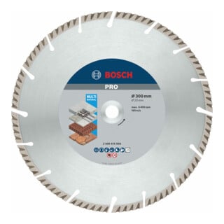 Bosch Diamanttrennscheibe Standard for Universal 300 x 20 x 3,3 x 10 mm