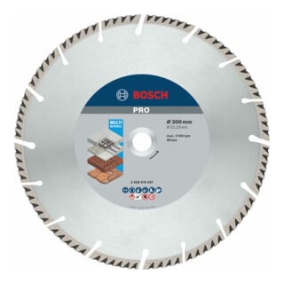 Bosch Diamanttrennscheibe Standard for Universal 300 x 22,23 x 3,3 x 10 mm