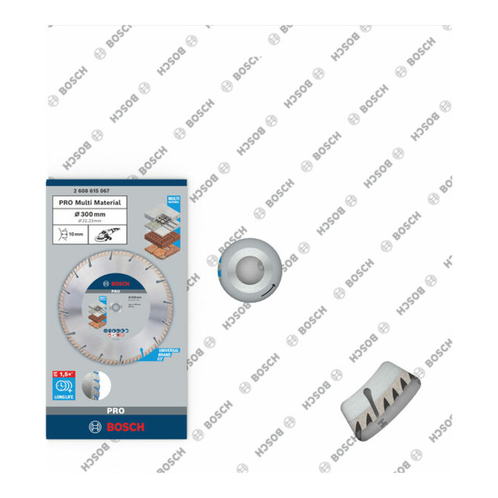 Bosch Diamanttrennscheibe Standard for Universal 300 x 22,23 x 3,3 x 10 mm