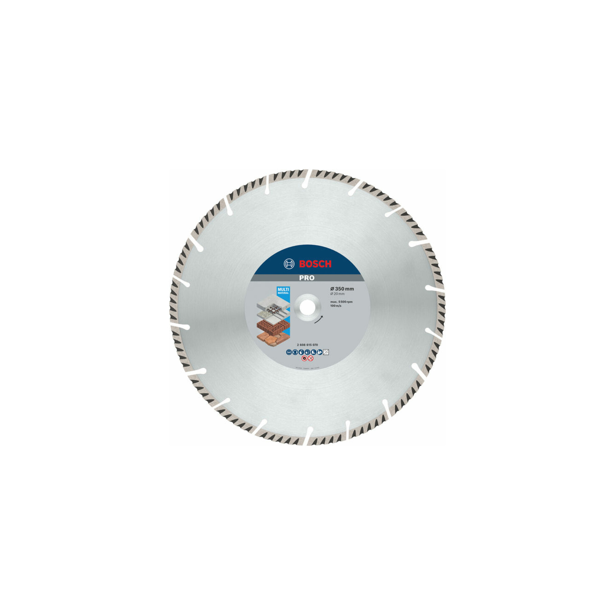 Bosch Diamanttrennscheibe Standard for Universal 350 x 20 x 3,3 x 10 mm