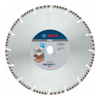 Bosch Diamanttrennscheibe Standard for Universal 350 x 25,4 x 3,3 x 10 mm