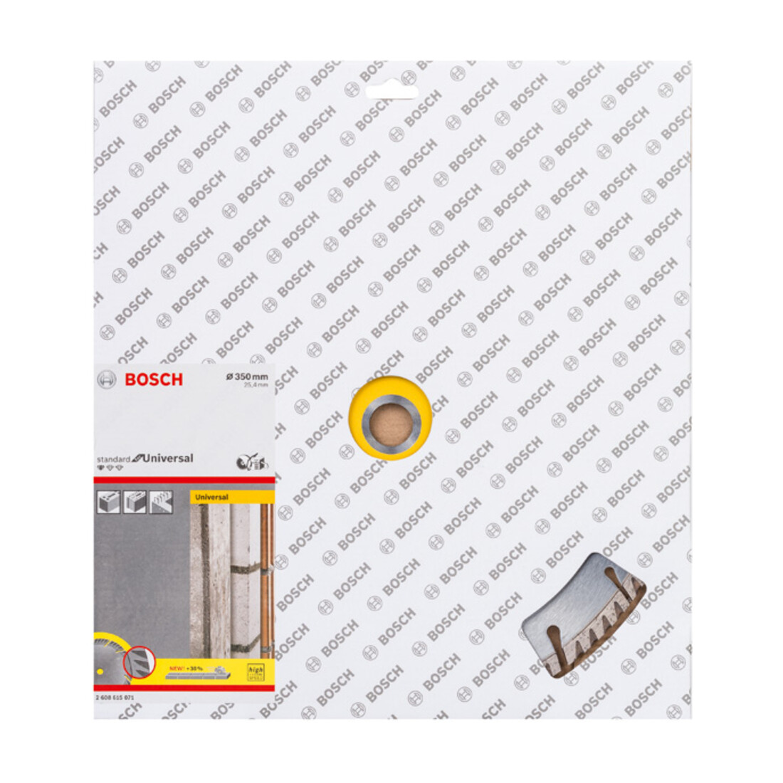 Bosch Diamanttrennscheibe Standard for Universal 350 x 25,4 x 3,3 x 10 mm