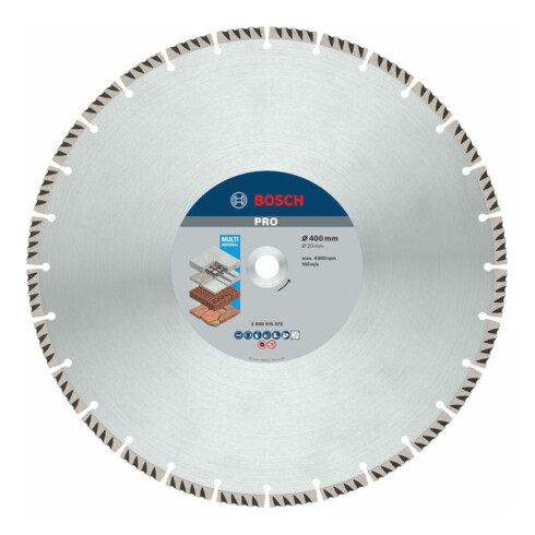 Bosch Diamanttrennscheibe Standard for Universal 400 x 20 x 3,2 x 10 mm
