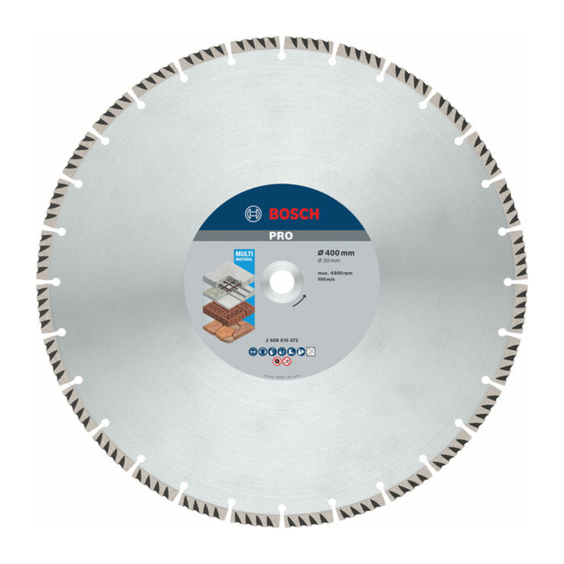Bosch Diamanttrennscheibe Standard for Universal 400 x 20 x 3,2 x 10 mm