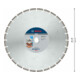 Bosch Diamanttrennscheibe Standard for Universal 400 x 25,4 x 3,2 x 10 mm-4