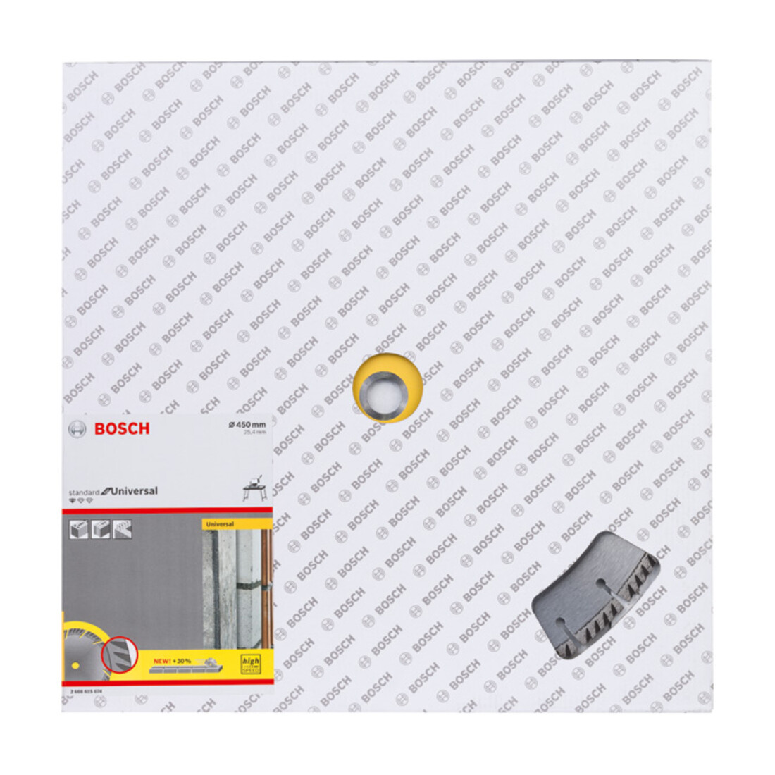 Bosch Diamanttrennscheibe Standard for Universal 450 x 25,4 x 3,6 x 10 mm