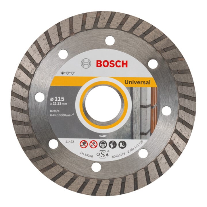 Bosch Diamanttrennscheibe Standard for Universal Turbo 115x22,23x2x10 mm