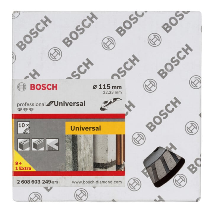 Bosch Diamanttrennscheibe Standard for Universal Turbo 115x22,23x2x10 mm