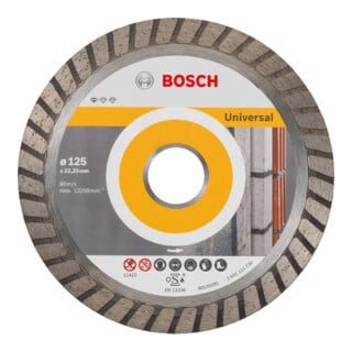 Bosch Diamanttrennscheibe Standard for Universal Turbo 125x22,23x2x10 mm