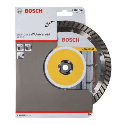 Bosch Diamanttrennscheibe Standard for Universal Turbo 180x22,23x2,5x10 mm