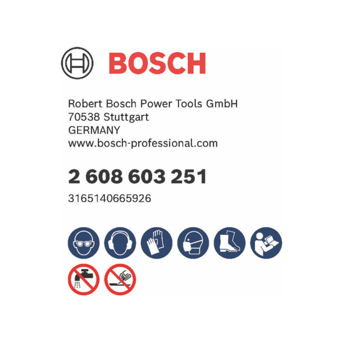 Bosch Diamanttrennscheibe Standard for Universal Turbo 180x22,23x2,5x10 mm