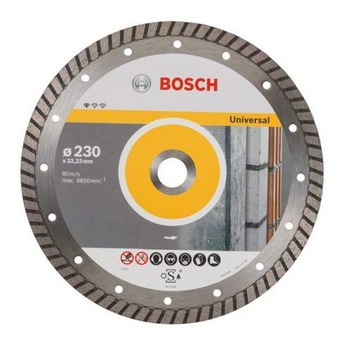 Bosch Diamanttrennscheibe Standard for Universal Turbo 230x22,23x2,5x10 mm