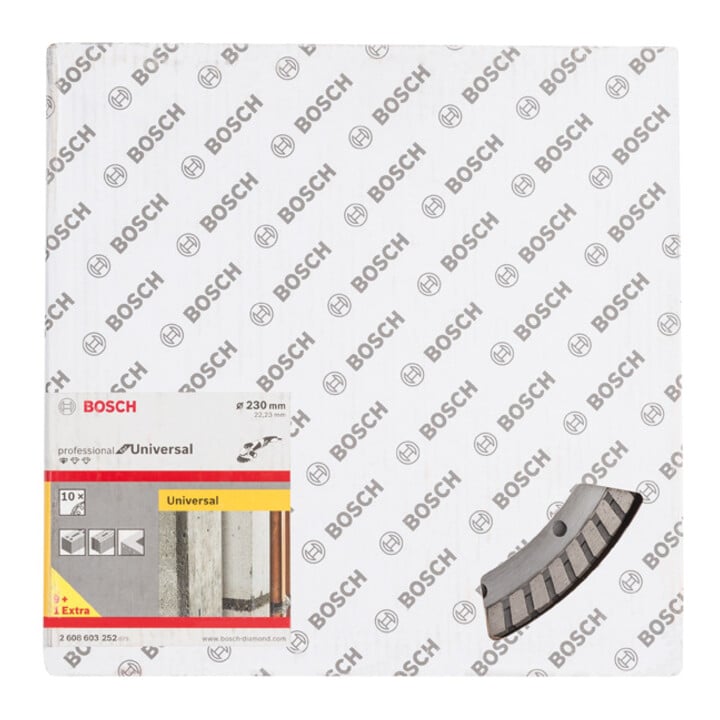 Bosch Diamanttrennscheibe Standard for Universal Turbo 230x22,23x2,5x10 mm