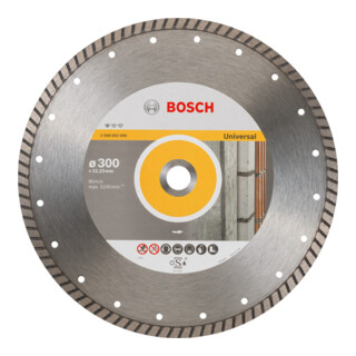 Bosch Diamanttrennscheibe Standard for Universal Turbo 300 x 22,23 x 3 x 10 mm