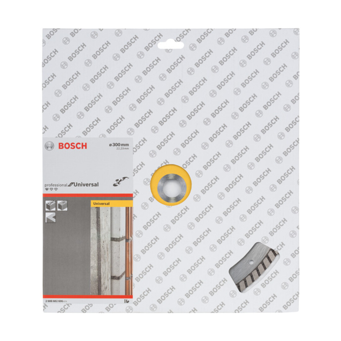 Bosch Diamanttrennscheibe Standard for Universal Turbo 300 x 22,23 x 3 x 10 mm