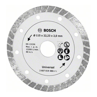 Bosch Diamanttrennscheibe Turbo