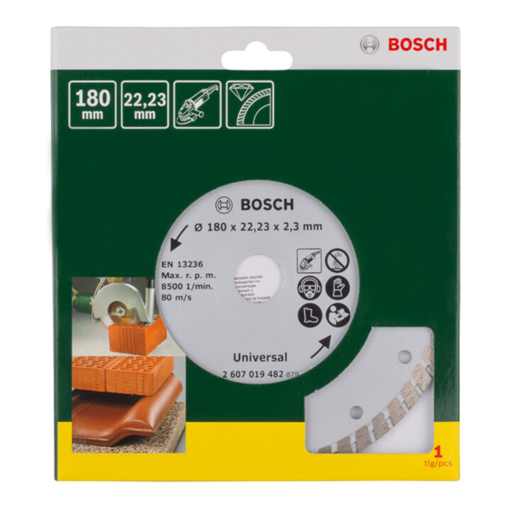 Bosch Diamanttrennscheibe Turbo, Durchmesser: 180 mm