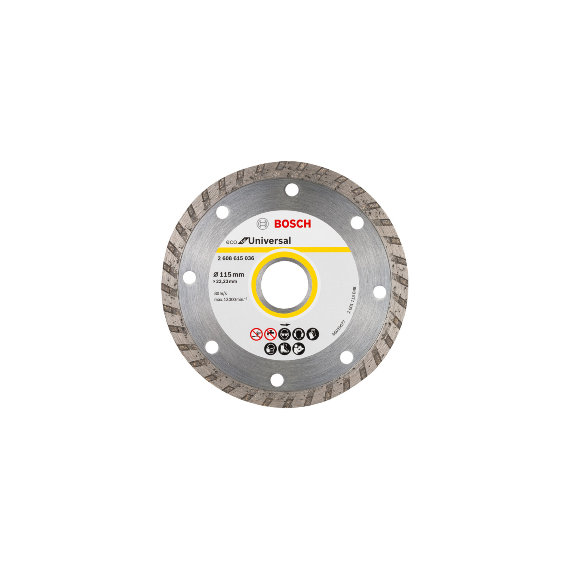 Bosch Diamanttrennscheibe Turbo Eco For Universal, 115 mm