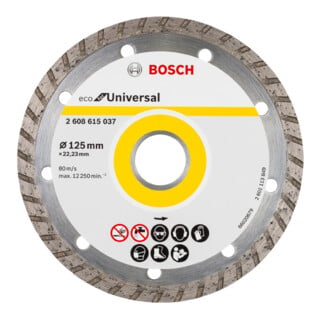 Bosch Diamanttrennscheibe Turbo Eco For Universal