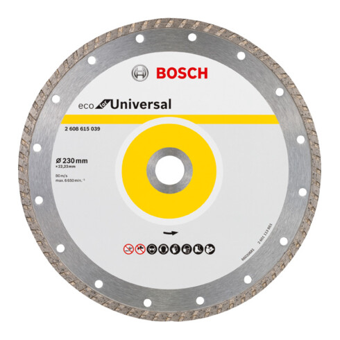 Bosch Diamanttrennscheibe Turbo Eco For Universal