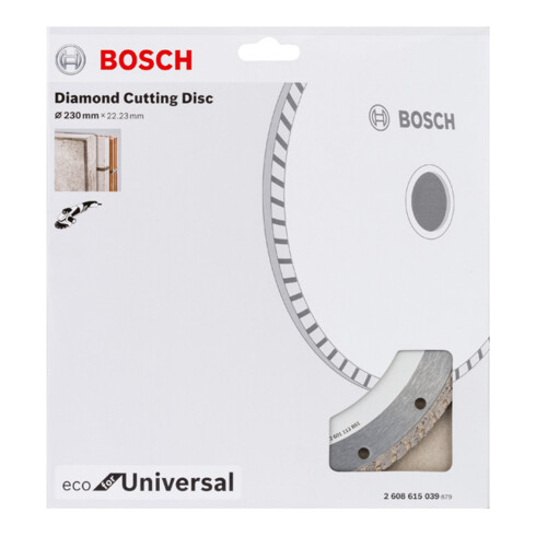 Bosch Diamanttrennscheibe Turbo Eco For Universal