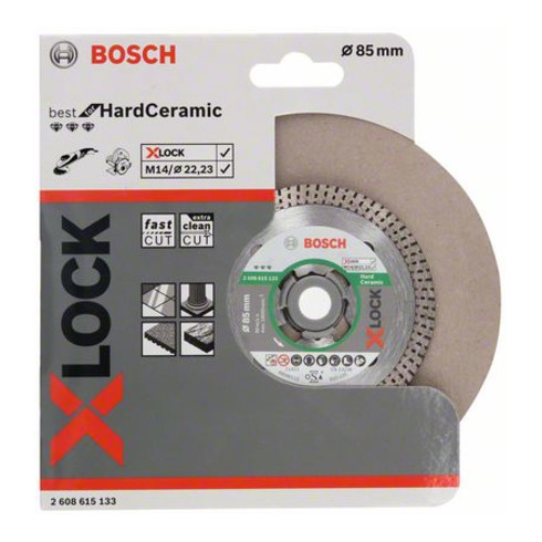 Bosch Diamanttrennscheibe X-LOCK Best for Hard Ceramic