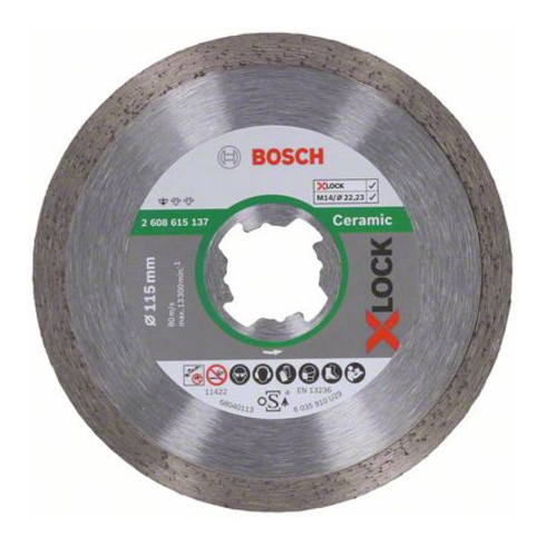 Bosch X-LOCK Diamanttrennscheibe Standard for Ceramic