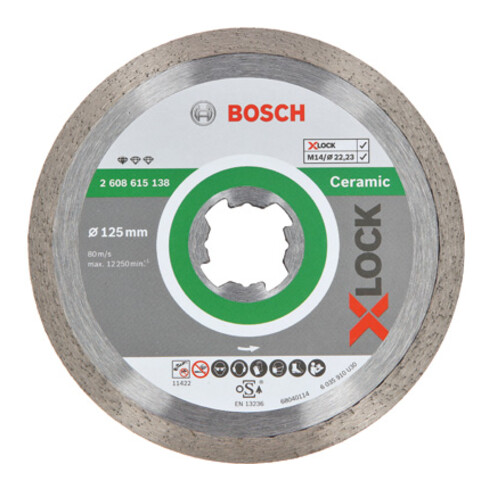 Bosch X-LOCK Diamanttrennscheibe Standard for Ceramic
