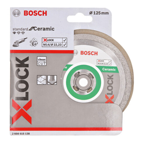 Bosch X-LOCK Diamanttrennscheibe Standard for Ceramic