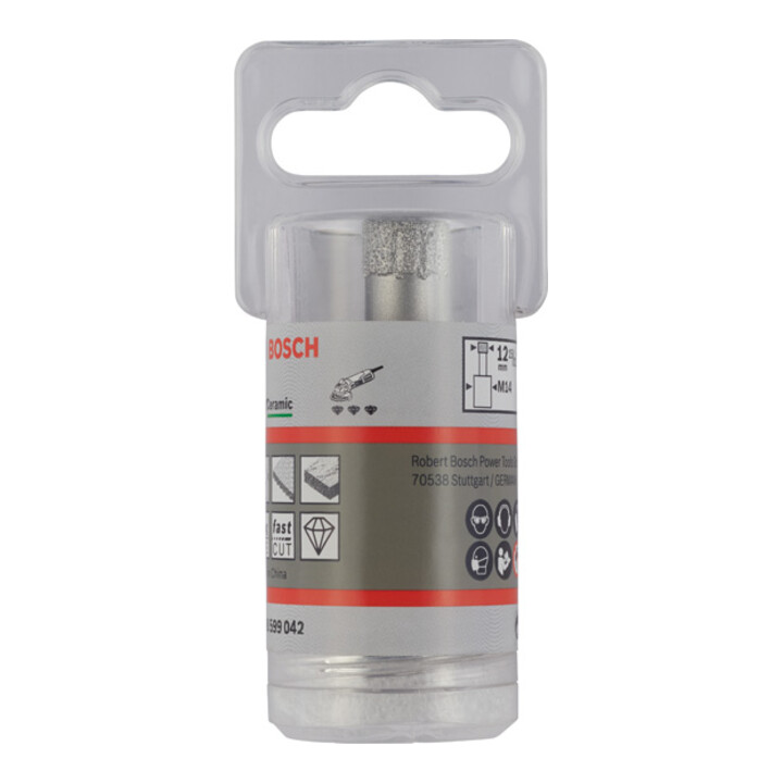 Bosch Diamanttrockenbohrer Dry Speed, 12 x 30 mm