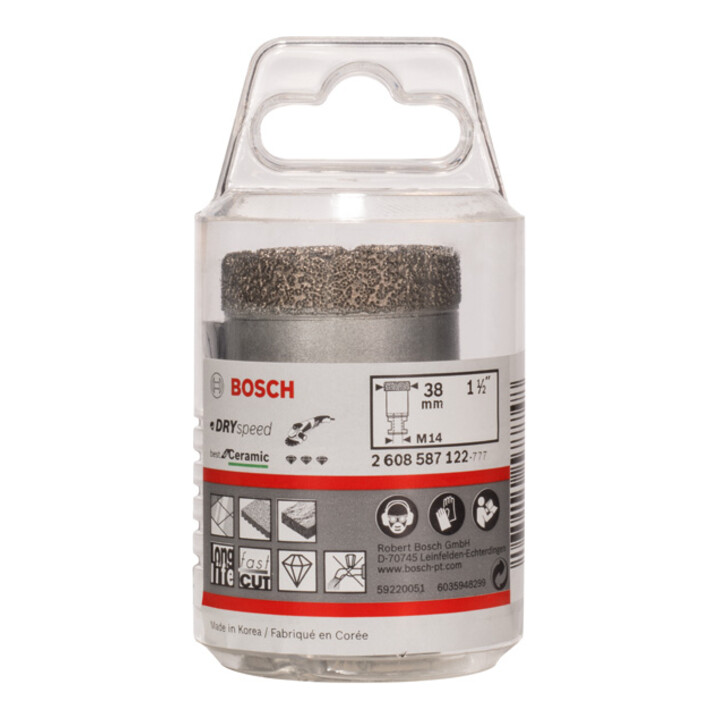 Bosch Diamanttrockenbohrer Dry Speed Best for Ceramic 38 x 35 mm