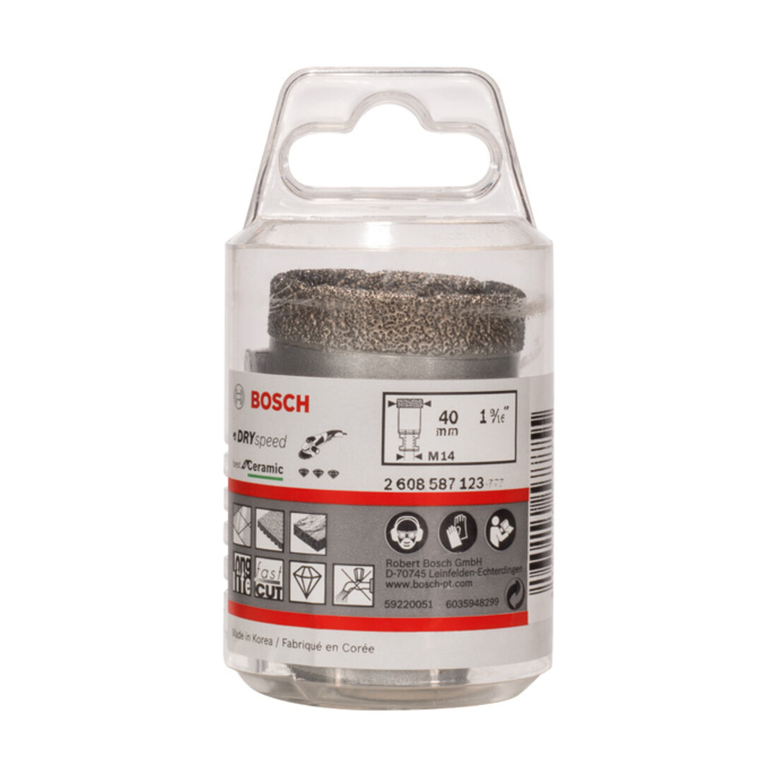 Bosch Diamanttrockenbohrer Dry Speed Best for Ceramic 40 x 35 mm