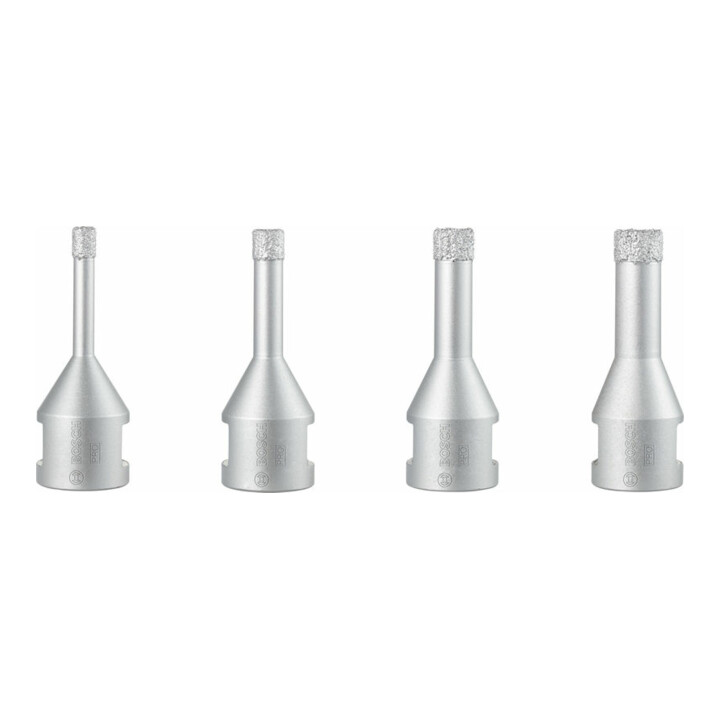 Bosch Diamanttrockenbohrer-Set Dry Speed, 4-teilig, 6 - 12 mm