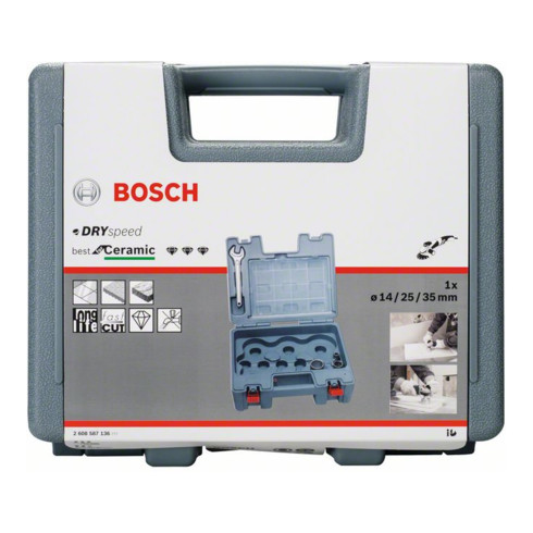 Bosch Diamanttrockenbohrer-Set Dry Speed Best for Ceramic 3-teilig 14 25 35 mm
