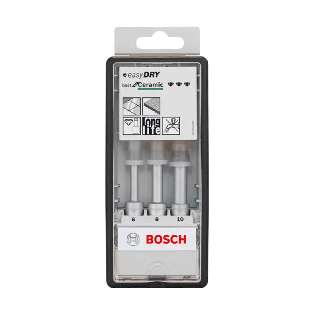 Bosch Diamanttrockenbohrer-Set Robust Line Easy Dry Best for Ceramic 3-teilig 6-10mm