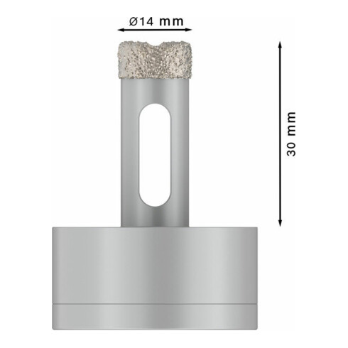Bosch X-LOCK Diamanttrockenbohrer Best for Ceramic Dry Speed