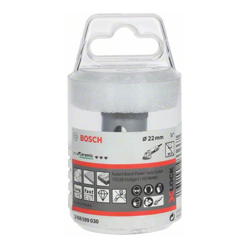 Bosch Diamanttrockenbohrer X-LOCK Best for Ceramic Dry Speed 22 x 35 mm