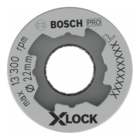 Bosch Diamanttrockenbohrer X-LOCK Best for Ceramic Dry Speed 22 x 35 mm