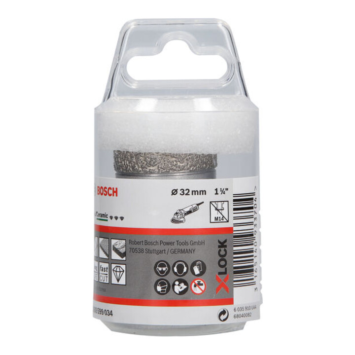 Bosch Diamanttrockenbohrer X-LOCK Best for Ceramic Dry Speed 32 x 35 mm