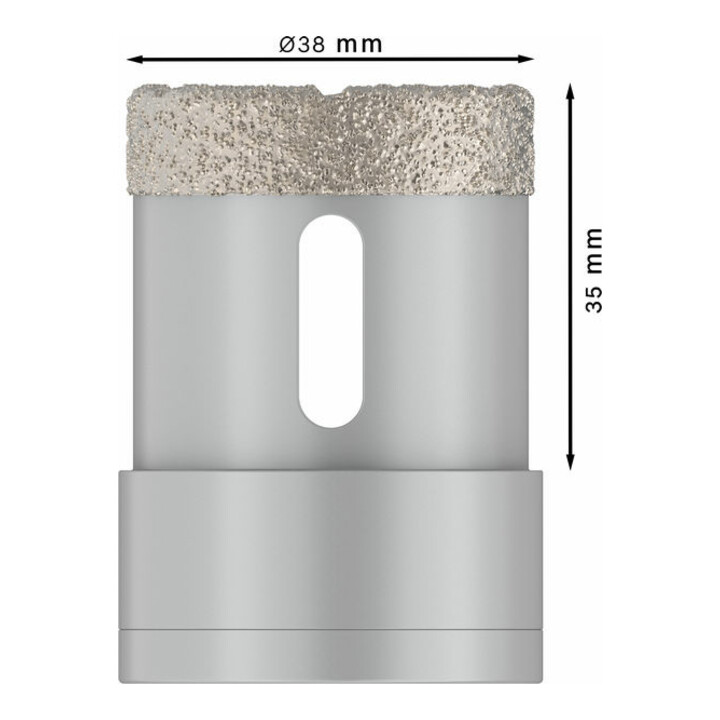 Bosch Diamanttrockenbohrer X-LOCK Best for Ceramic Dry Speed 38 x 35 mm