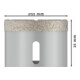 Bosch Diamanttrockenbohrer X-LOCK Best for Ceramic Dry Speed 55 x 35 mm