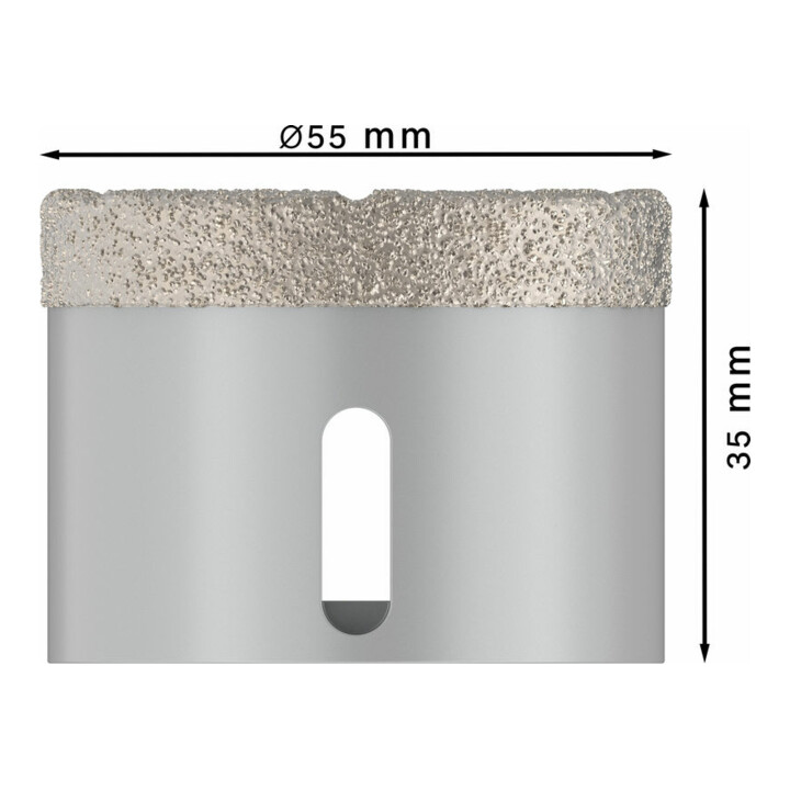 Bosch Diamanttrockenbohrer X-LOCK Best for Ceramic Dry Speed 55 x 35 mm